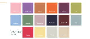 Kleuren voorjaar zomer 2026